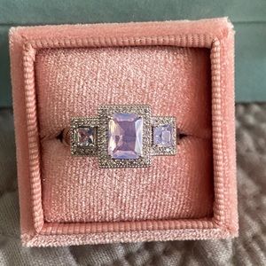 Genuine moonstone ring SIZE 10